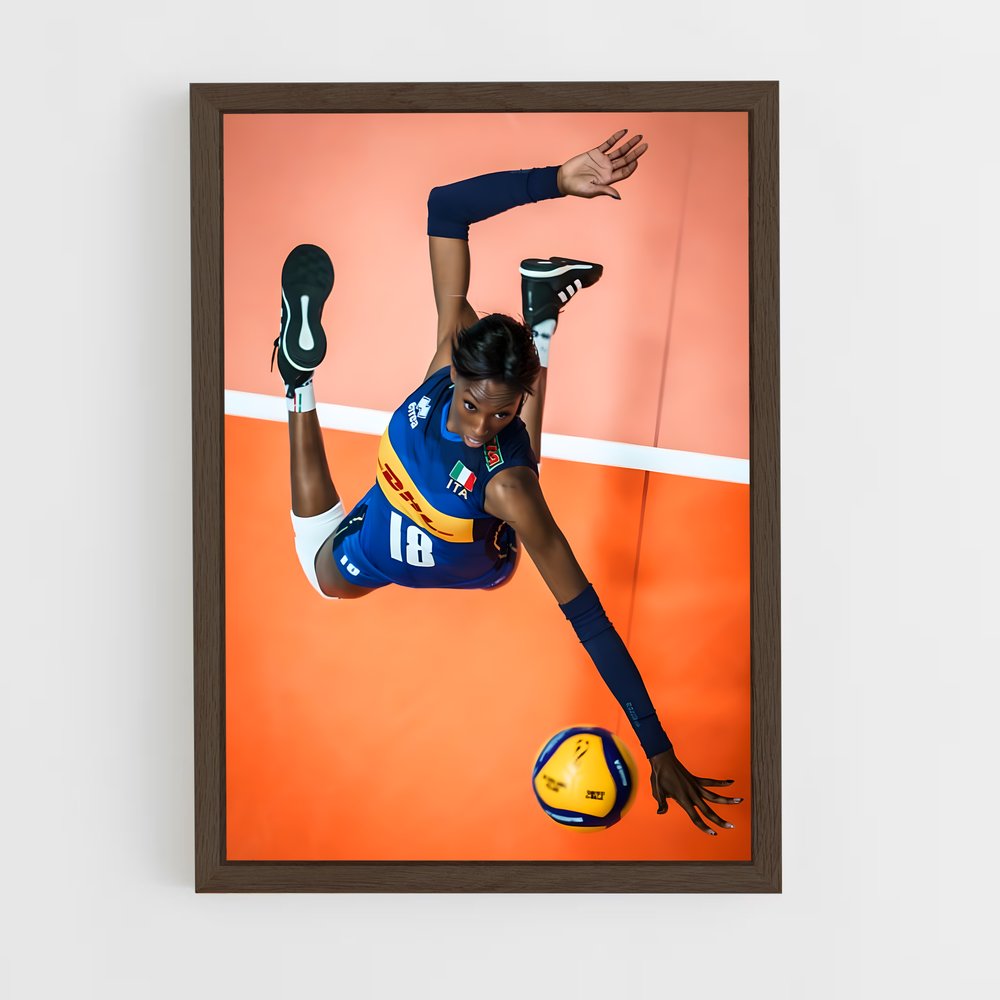 Poster Paola de egonu – affiche Volleyball (vue 5)